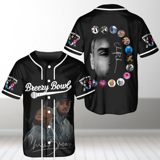 Chris Brown XX 2025 Baseball Shirt, Chris Brown 11:11 Tour Shirt, Chris Brown Breezy Bowl Baseball Jersey, Chris Brown Merch Jersey