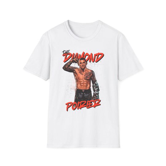 MMA Shirt, Dustin Poirier Tee, The Diamond Shirt, UFC Fighter Gift, Diamond Hand MMA Top, Fight Fan Shirt, Lightweight Division Tee