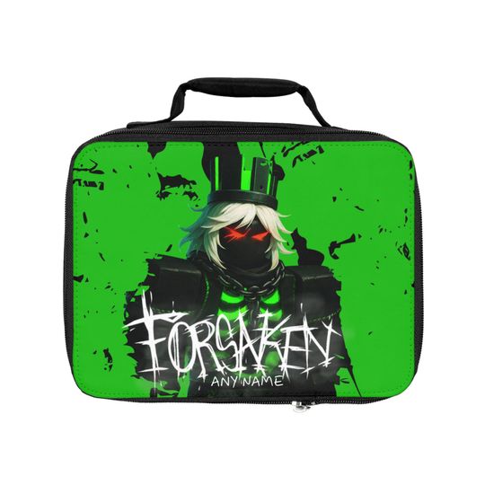 forsaken skills, love roblox, gamers lovers, Lunch Bag - Customizable Kids Lunchbox for School, Gaming, Fun Lunch.
