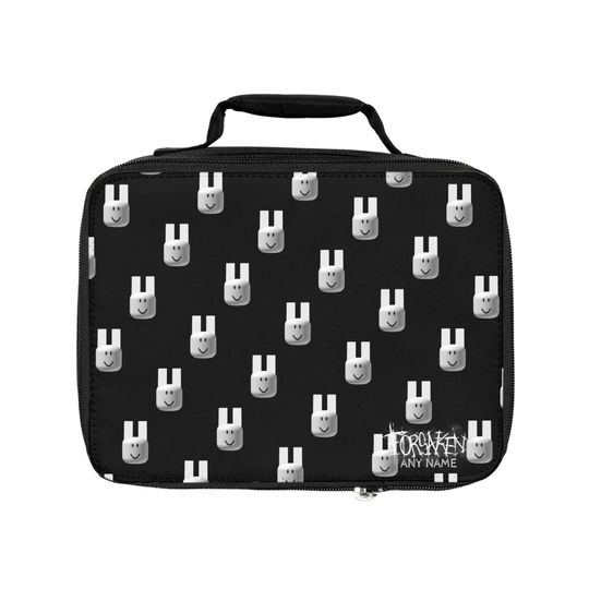 Gubby rabbit inspired forsaken gangster power gubby lovers, Roblox Lunch Bag , team c00lkidd Kids Lunchbox for School, Personalized Gift