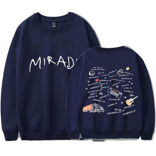 Ivan Cornejo Mirada Tour 2025 Sweatshirt, Crewneck Long Sleeve Pullover, Unisex Concert Merch