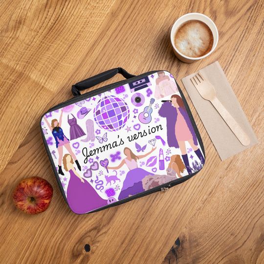 Personalized Name Lunch Bag for kids | Girls LunchBag | Personalized Lunchbox | Custom Lunchbox | Girl Lunchbox | Back To School | Travel