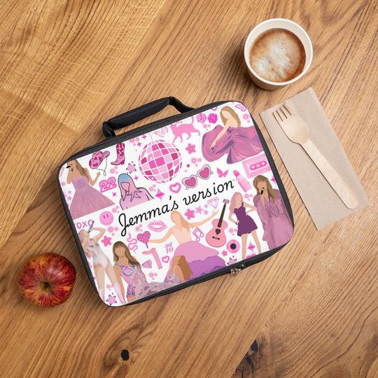 Personalized Name Lunch Bag for kids | Girls LunchBag | Personalized Lunchbox | Custom Lunchbox | Girl Lunchbox | Back To School | Travel