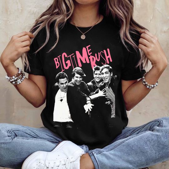 Vintage Big Time Rescue Tour 2025 90s Shirt, BTR 2025 Tour Shirt, Vintage Concert Band Tee, Big Time Rush Fan Gift