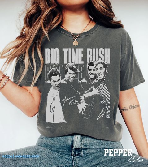 Vintage Big Time Rush Shirt, Big Time Rush Merch, Big Time Rush In Real Life Tour 2025 Shirt, Country Music Tour Shirt, Big Time Rush Band