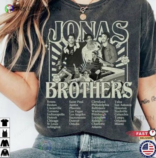 Vintage Jonas Brothers Tour 2025 Shirt  Classic Fan Tee