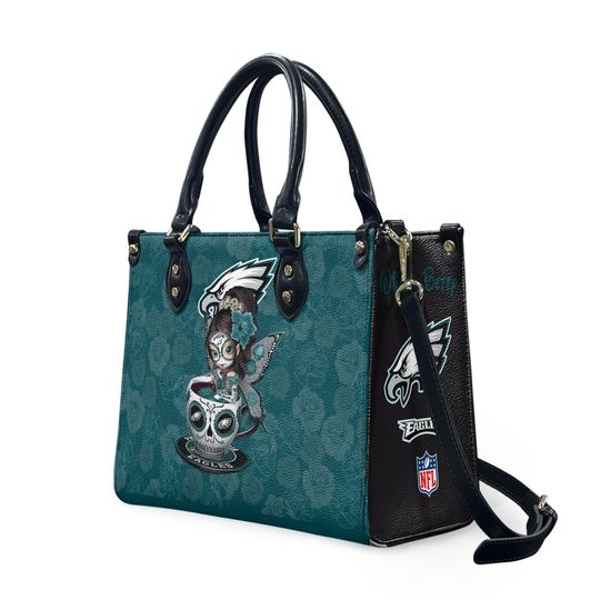 Personalized Philadelphia Football Team Eagless Leather Handbag Gift