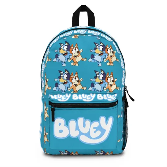BlueyDad, BlueyDad Heeler, Bing Heeler Unisex Backpack for Kids, back to school, BlueyDad