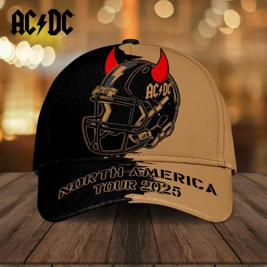 A.C.DC Band Adjustable Cap – Classic Rock Music Fan Hat Gift Idea for Him