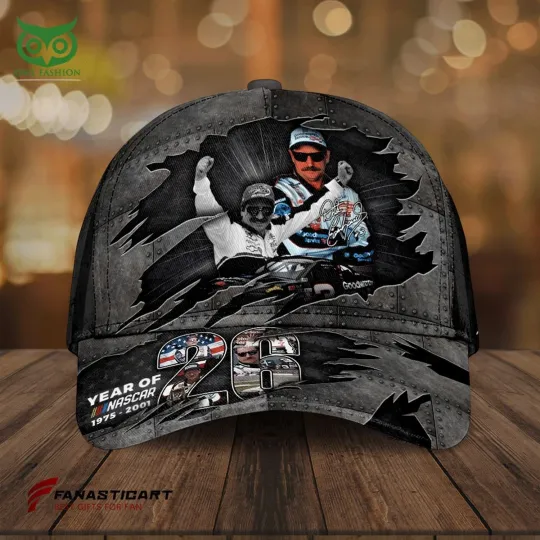 Dale Earnhardt 26 Years Legend Nascar Classic Racing Hat