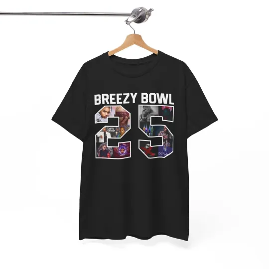Chris Brown v1 Breezy Bowl Rihanna Weeknds Vintage Hip Hop Rappers 90s Shirt