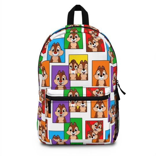 Chip and Dale Backpack, Disney Backpack, Back to School Book Bag, Disney Bag, Kids Backpack, Travel Bag, Disney Trip Accessories