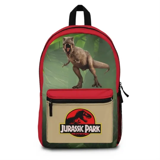 Jurassic Park T-Rex Backpack, Dinosaur Bag, T Rex Backpack, Jurassic Park Bag,
