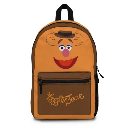 Muppets Fozzie Bear Backpack, Muppets Backpack, Fozzie Bear Bag, Muppets Gift,