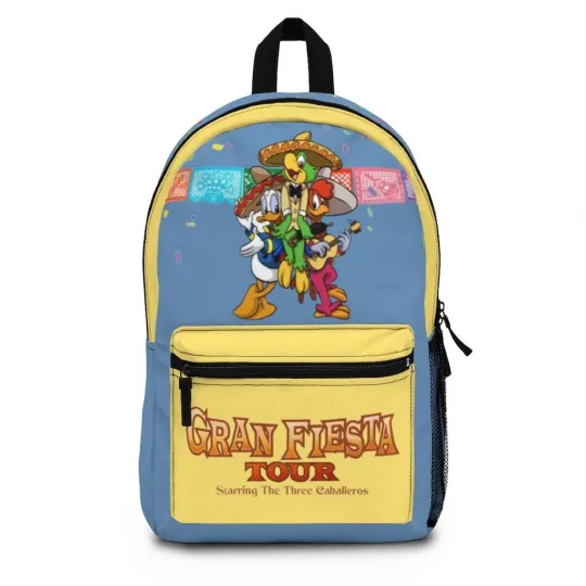 Three Caballeros Backpack, Disney Backpack, Donald Duck Backpack, Fiesta