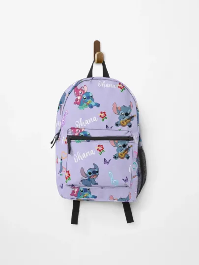 Personalized Stitch Ohana Backpack, Gift For Kids