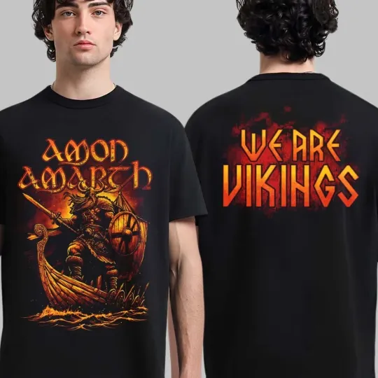 Amon Amarth We Are Vikings Two Sided T-Shirt