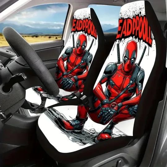 Deadpool Superhero My Common Sense Is Tingling Deadpool Fan Car Seat Covers
