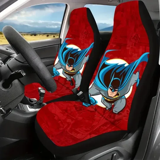 Batman Everything's Impossible Until Somebody Does It Superhero Car Seat Covers