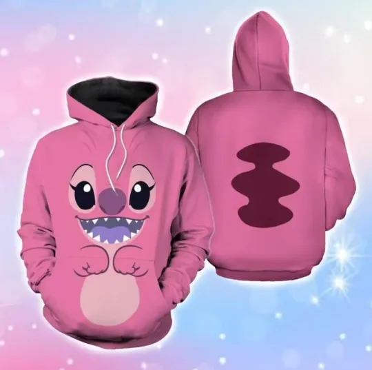 Discover Angel 3D Hoodie Stitch 3D Stitch Costume Hoodie 3d - all printed