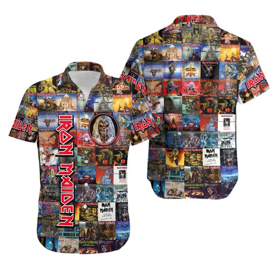 Iron Maiden Run For Your Lives World Tour 2025 Hawaiian Shirt