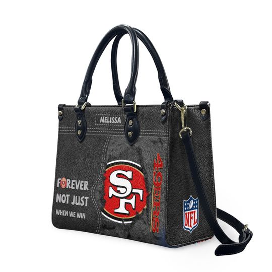 San Franciscos Team 49ers Forever Leather Bag, Football Leather Bag