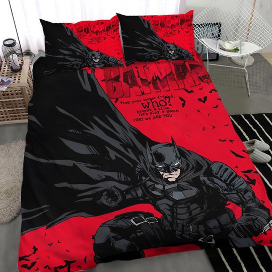 Batman Superhero From Your Secret Friend Who Haven't A 3D Bedding Set