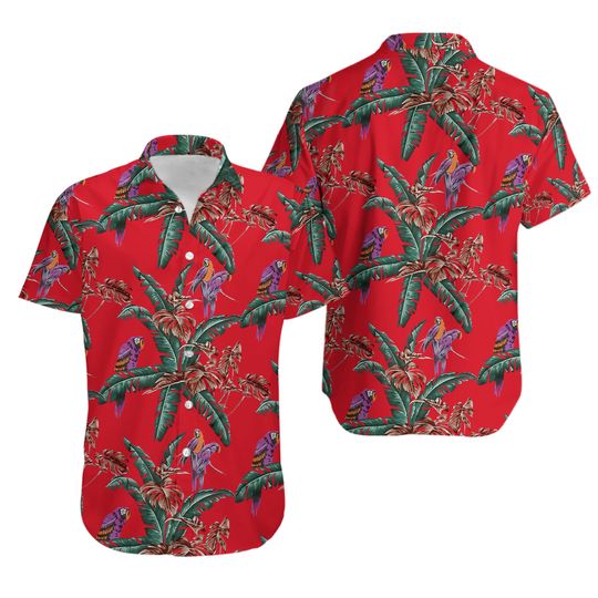 Original Magnum Pi Hawaiian Shirt Aloha Summer Beach Button Down
