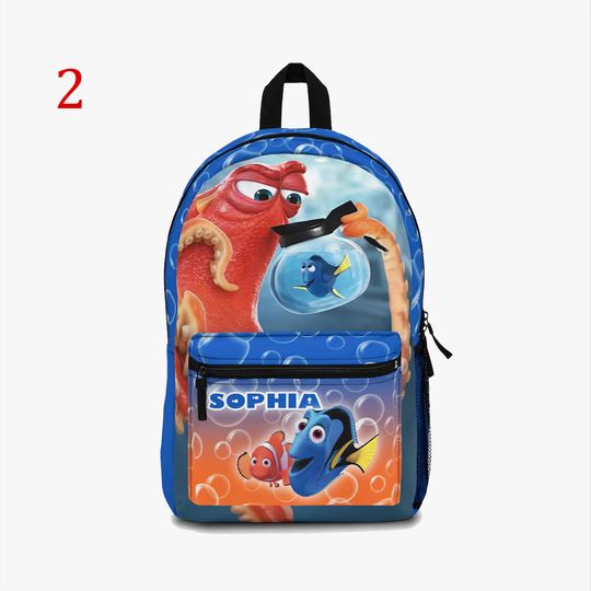 Personalized Finding Nemo Kids Backpack - Custom Name