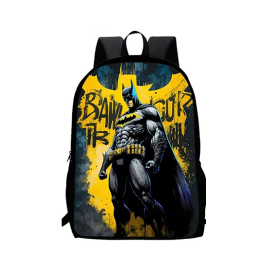 Cartoon Batman Kids School Backpack