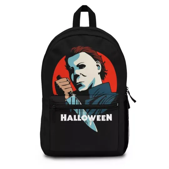 Halloween Michael Myers Backpack, Michael Myers Bag, Halloween Backpack