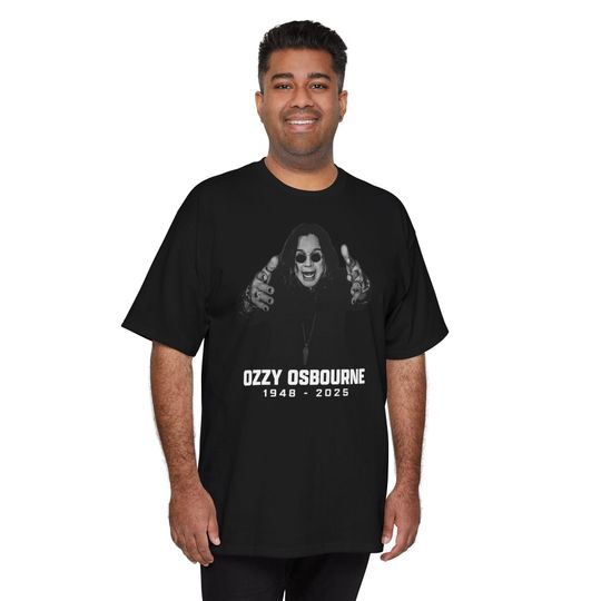 Ozzy Osbourne Tribute Unisex Tall T-Shirt, Metal Band Tee, Music Fan Gift, Concert Apparel, Gothic Style Fashion