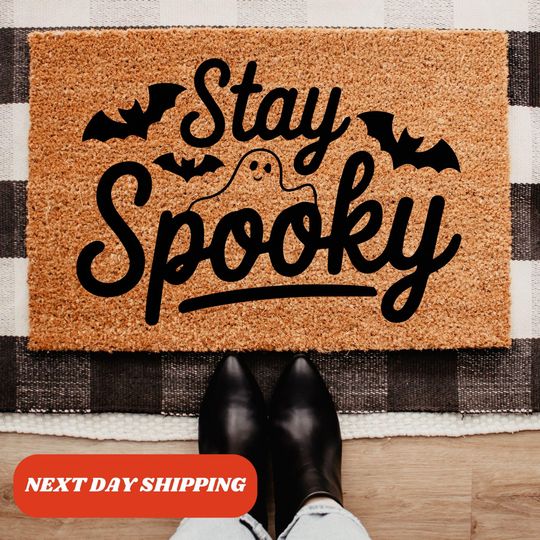 Stay Spooky Doormat, Spooky Doormat, Spooky Season, Spooky Decor, Halloween Doormat, Halloween Gift, Halloween Home Decor, Front Door Mat