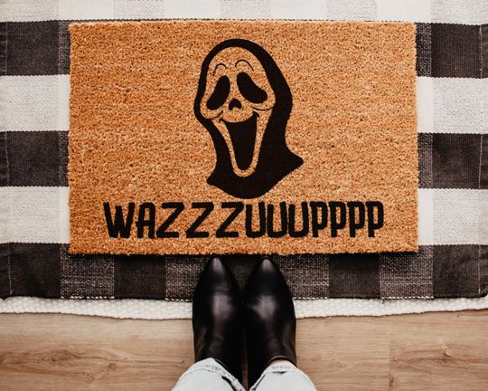 Halloween Doormat | Halloween Door Mat | Halloween Welcome Mat | Scream Doormat | Halloween Gift | Halloween Decoration | Funny Halloween