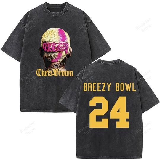 2025 Chris Brown Tour Breezy Bowl XX T-Shirt, Chris Brown Shirt