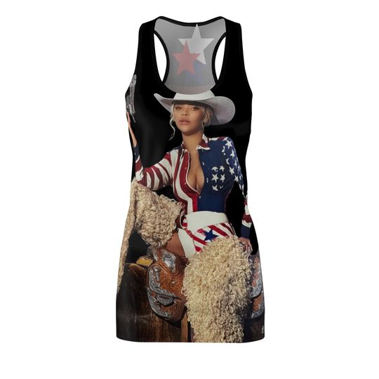 Racerback Dress, Cowboy Carter Beyonce Inspired Fashion Clothing, Western Outfit, Concert Apparel, Women's Summer Dress