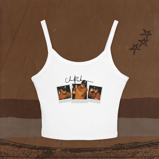 Polaroid Breezy-Inspired Spaghetti Strap Tank Top, Chris Brown Tour Outfit, Concert Merch for CB Fans, Summer 2025 Breezy Bowl Shirt