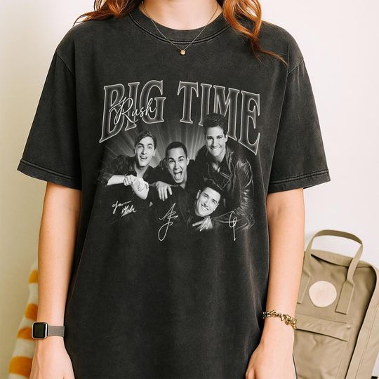 Big Time Rush Tour 2025 In Real Life Shirt, Vintage Big Time Rush Shirt, Big Time Rush Band Pop Music Fan shirt, Concert 2025 Tee