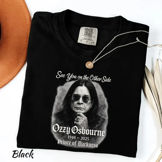 Ozzy Osbourne RIP Shirt, Prince of Darkness Shirt, Ozzy Osbourne Memorial Tee