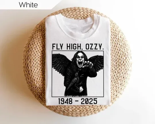 Rip Ozzy Osbourne Shirt, Ozzy Osbourne RIP Shirt, Black Sabbath Fan Gift Shirt,