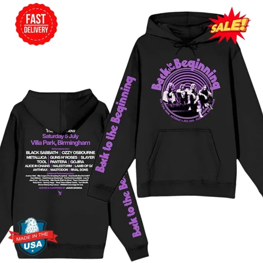 Back To The Beginning Ozzy Osbourne 2025 Event All Over Print Hoodie