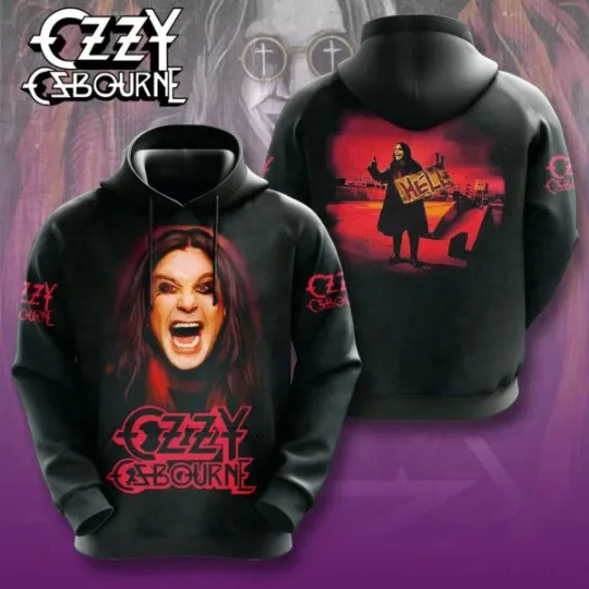 RIP Ozzy Osbourne 3D Apparel, Unisex Size S-5XL