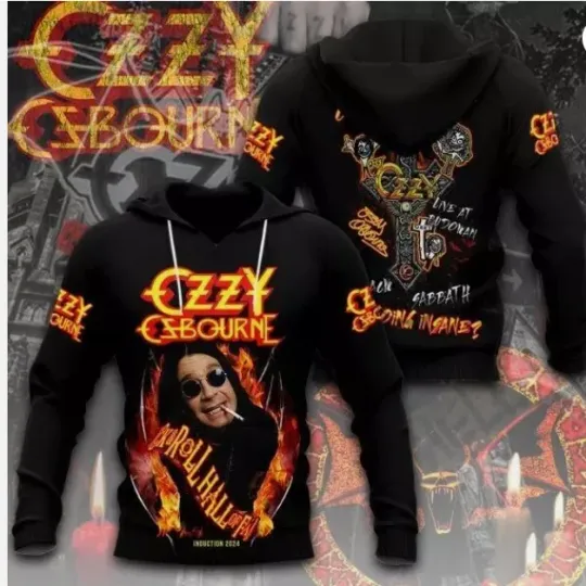 Ozzy Osbourne 3D Apparel Hoodie 3d - all printed