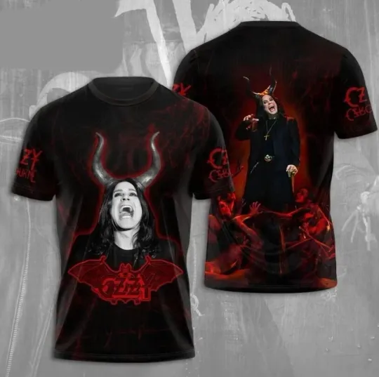 RIP Ozzy Osbourne BLACK SABBATH 3D AOP T SHIRT FULL SIZE S-5XL T1