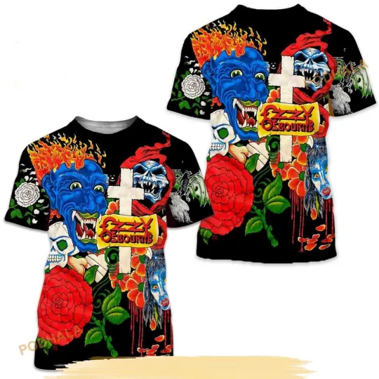 Ozzy Osbourne 1992 3D Shirt AOP T Shirt 3D Size S-5XL UR10967