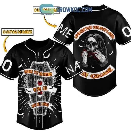 Ozzy Osbourne We’re All Rotting Bones Personalized Baseball Jersey