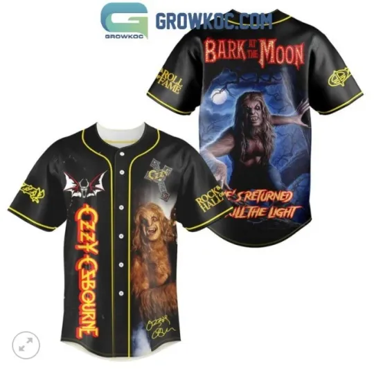 Ozzy Osbourne Bark At The Moon baseball jersey, 3d gift,2025 hot