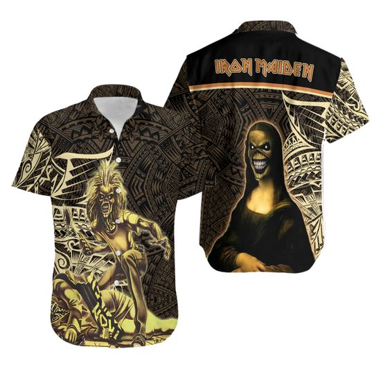 Iron Maiden Killers Tribal Hawaiian Shirt Aloha Shirt For Men Women