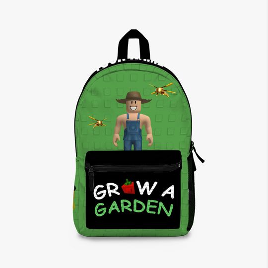 Grow a Garden Inspired Sam Raccoon and Chicken Jockey Backpack for Gamers and Roblox Lovers