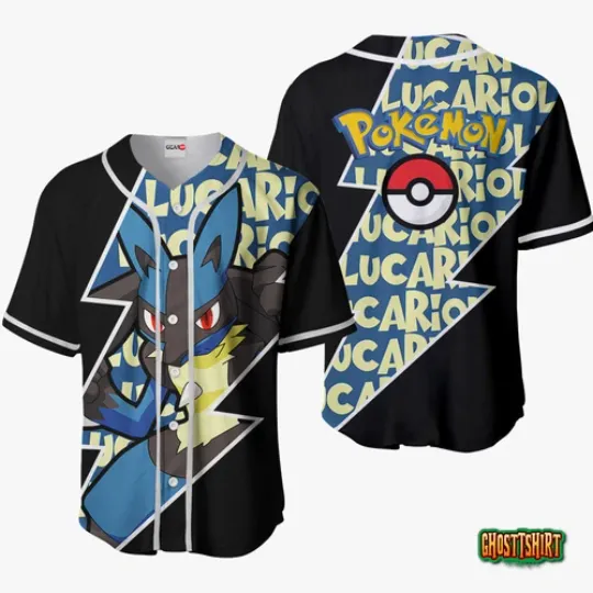 Lucario Baseball Jersey Shirts
